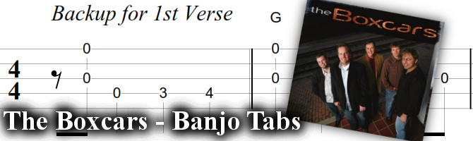 The Boxcars Banjo Tabs